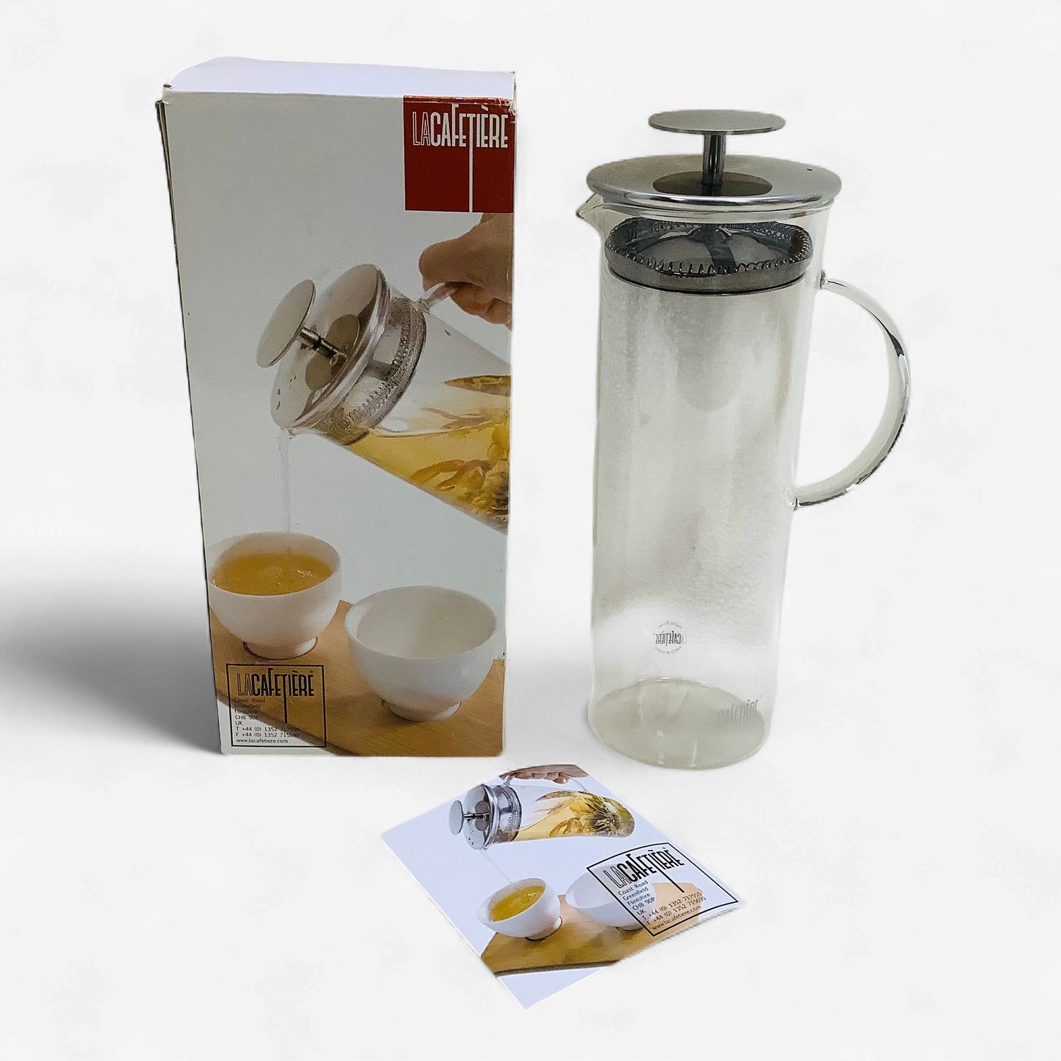 Lacafetiere Teafusion Thermal Glass Teapot with Lid Filter - RS5748