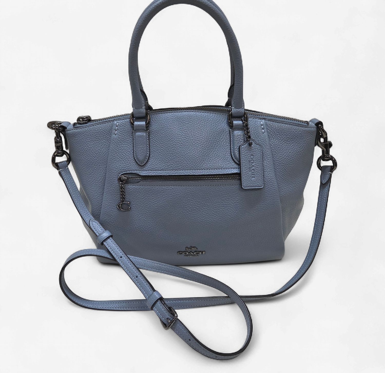 Coach "Elise" Satchel, Light Blue - RS5751
