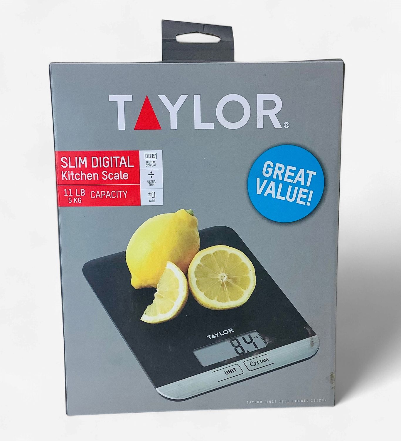 Taylor Slim Digital Kitchen Scale - RS5753