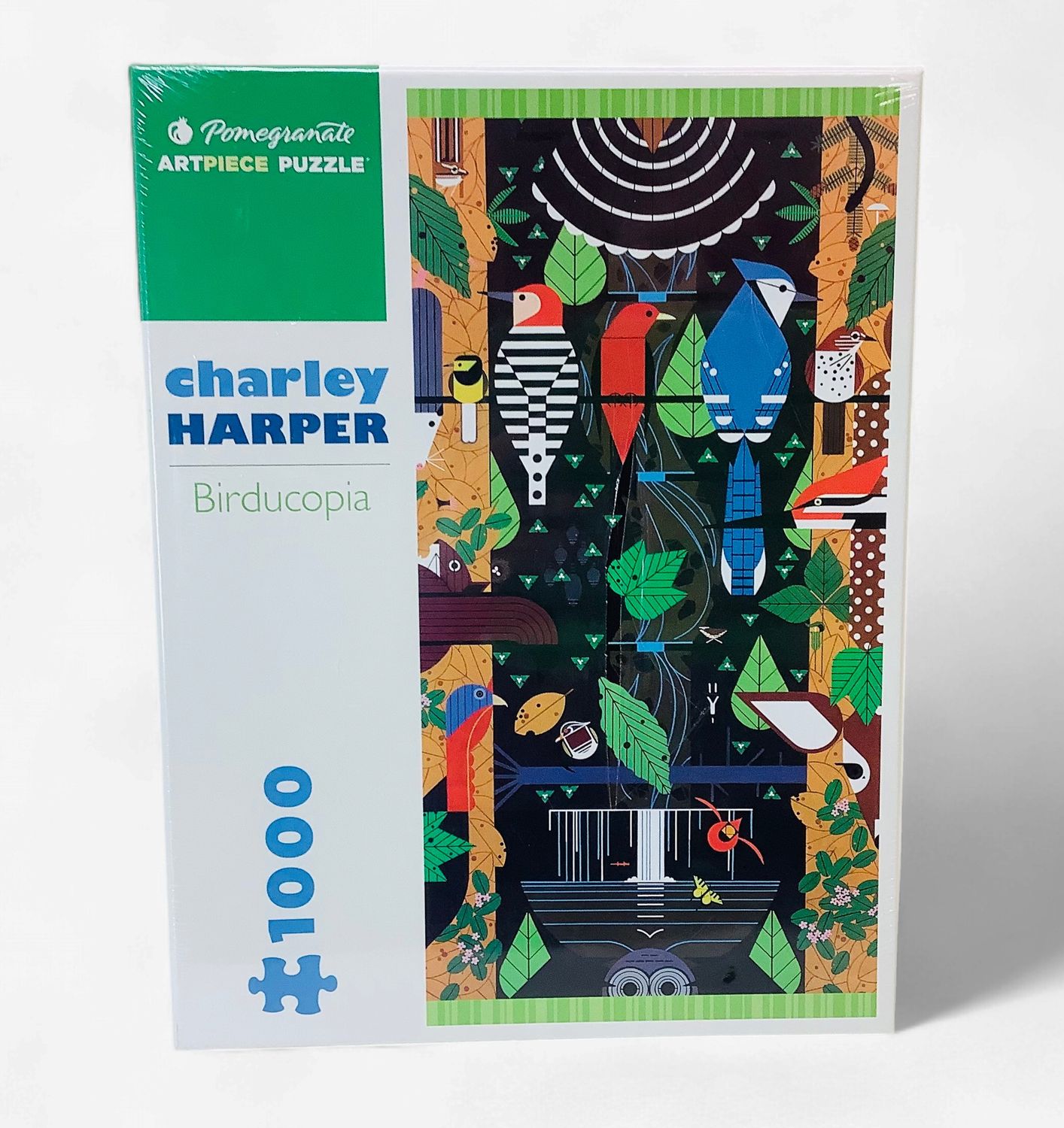 Pomegranate Artpiece Charley Harper"Birducopia" 1000-PC Jigsaw Puzzle RS5756