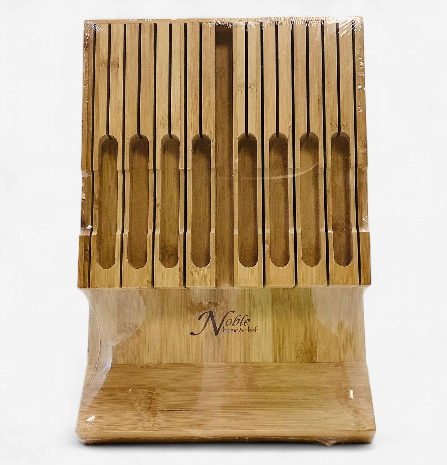Noble Home &amp; Chef In-Drawer Bamboo Knife Storage Organizer - RS5794