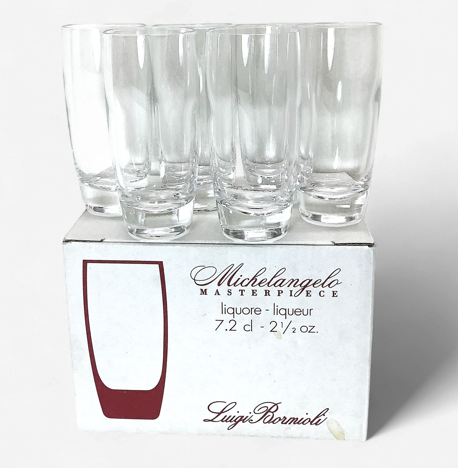 Luigi Bormioli Michelangelo Masterpiece 2.5 oz. Liqueur Glasses (Set of 4) - RS5784