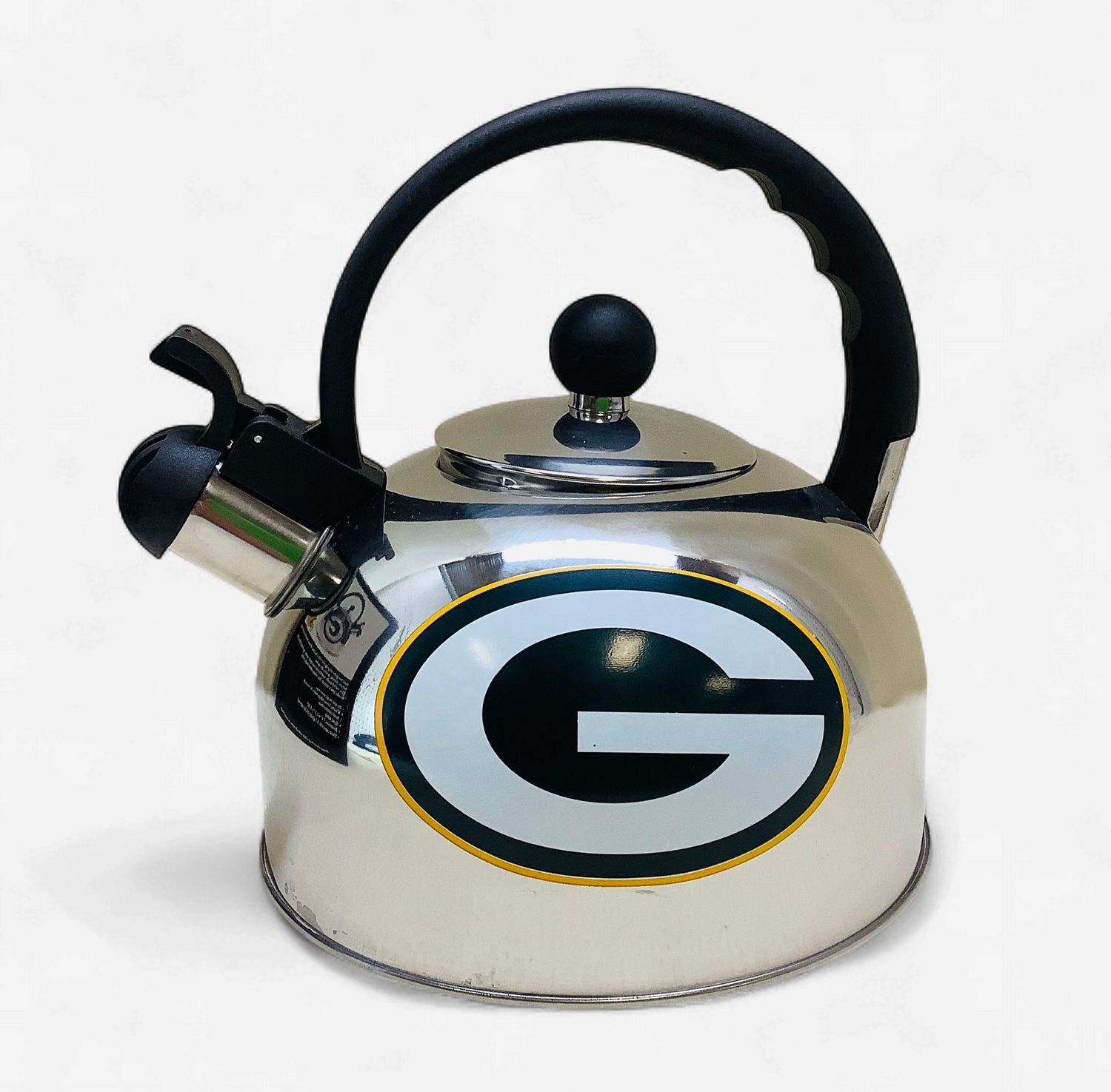 Licensed Green Bay Packers 2.5 QT Stainless Steel Tea Kettle - RS5808