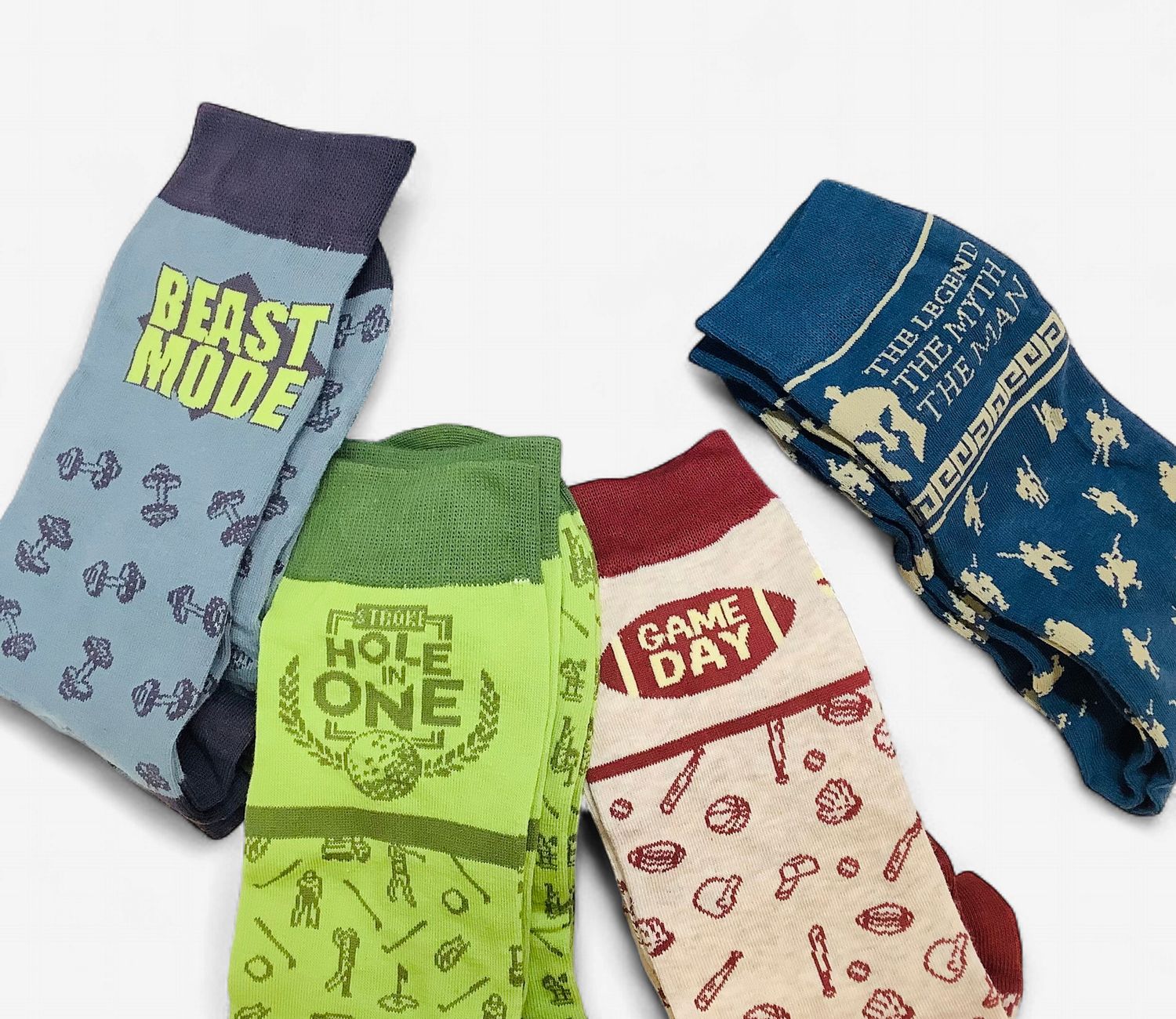 Vinakas Men's Funny Socks Gift Set (4 Pack) - CL2105