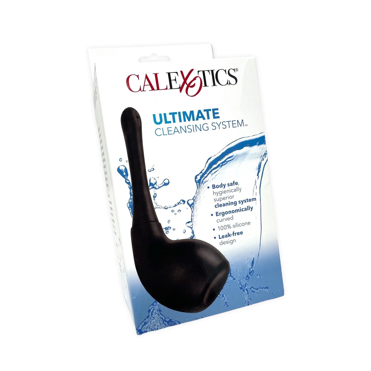 Ultimate Cleaning System Anal Douche Silicone Black
