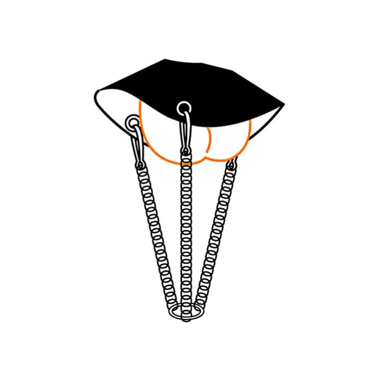 Parachute Ball Stretcher With Weight Attachment Large