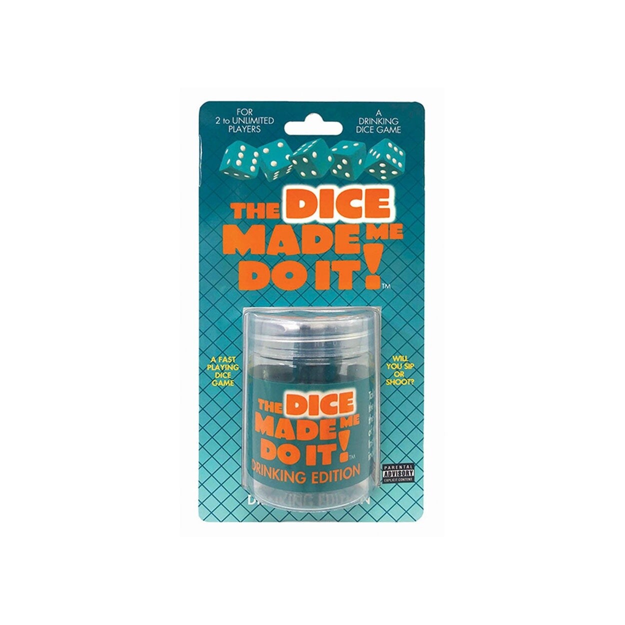 The Dice Made Me Do It! - Drinking Edition Game