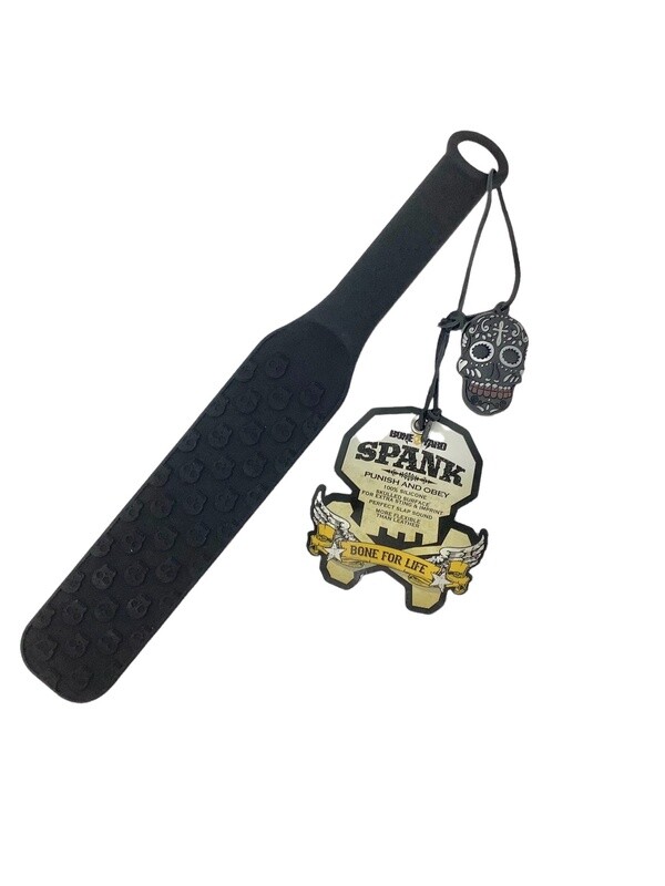 Boneyard Spank Silicone Skull Textured Paddle