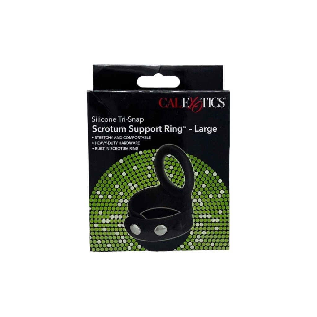 Silicone Tri-Snap Scrotum Support Ring - Large