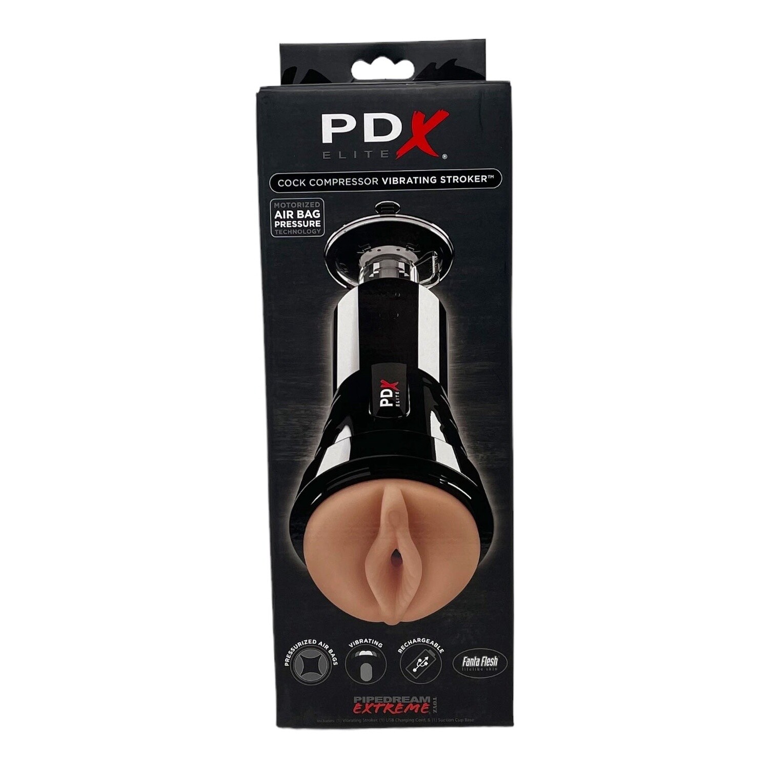 PDX Elite Cock Compressor Vibrating Stroker