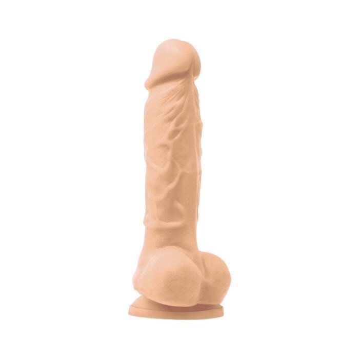 Colours Vibrating Silicone Dildo 5&quot;, Color: Light
