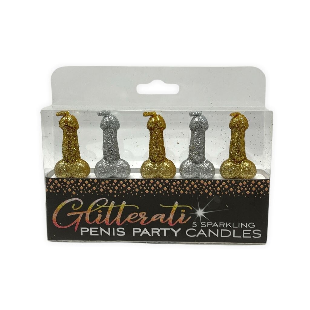 Glitterati Penis Party Candles
