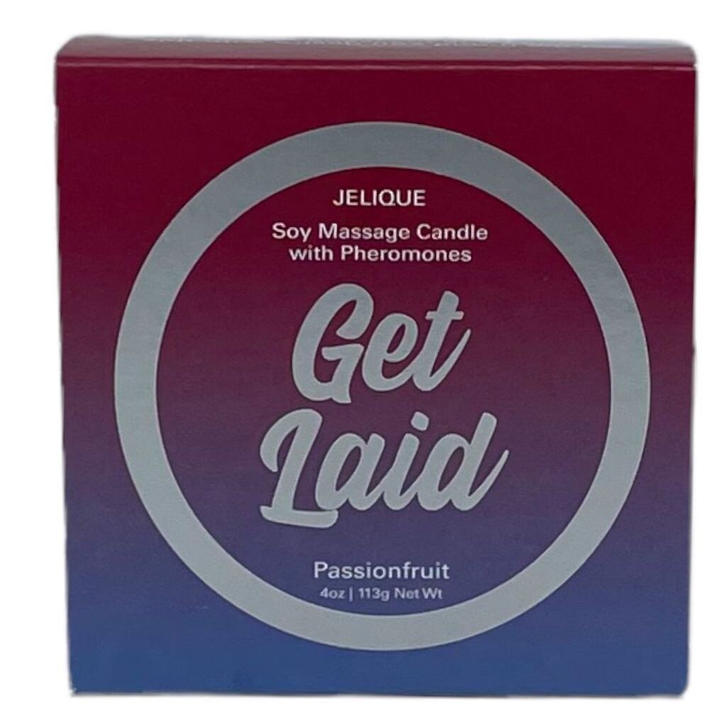 Get Laid Passion Fruit Pheromone Soy Massage Candle