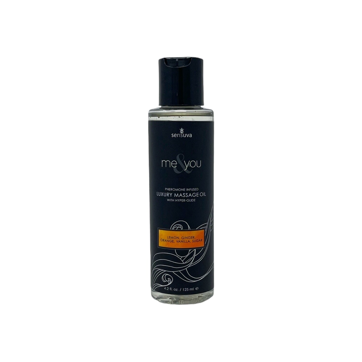 Me &amp; You Pheromone Massage Oil Lemon, Ginger, Orange &amp; Vanilla Sugar