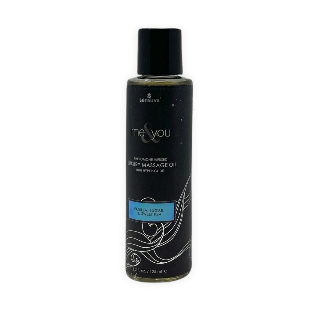 Me &amp; You Pheromone Massage Oil: Vanilla, Sugar &amp; Sweet Pea