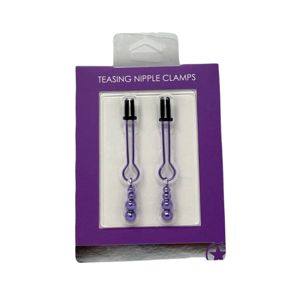 Ouch! Teasing Nipple Clamps, Color: Purple