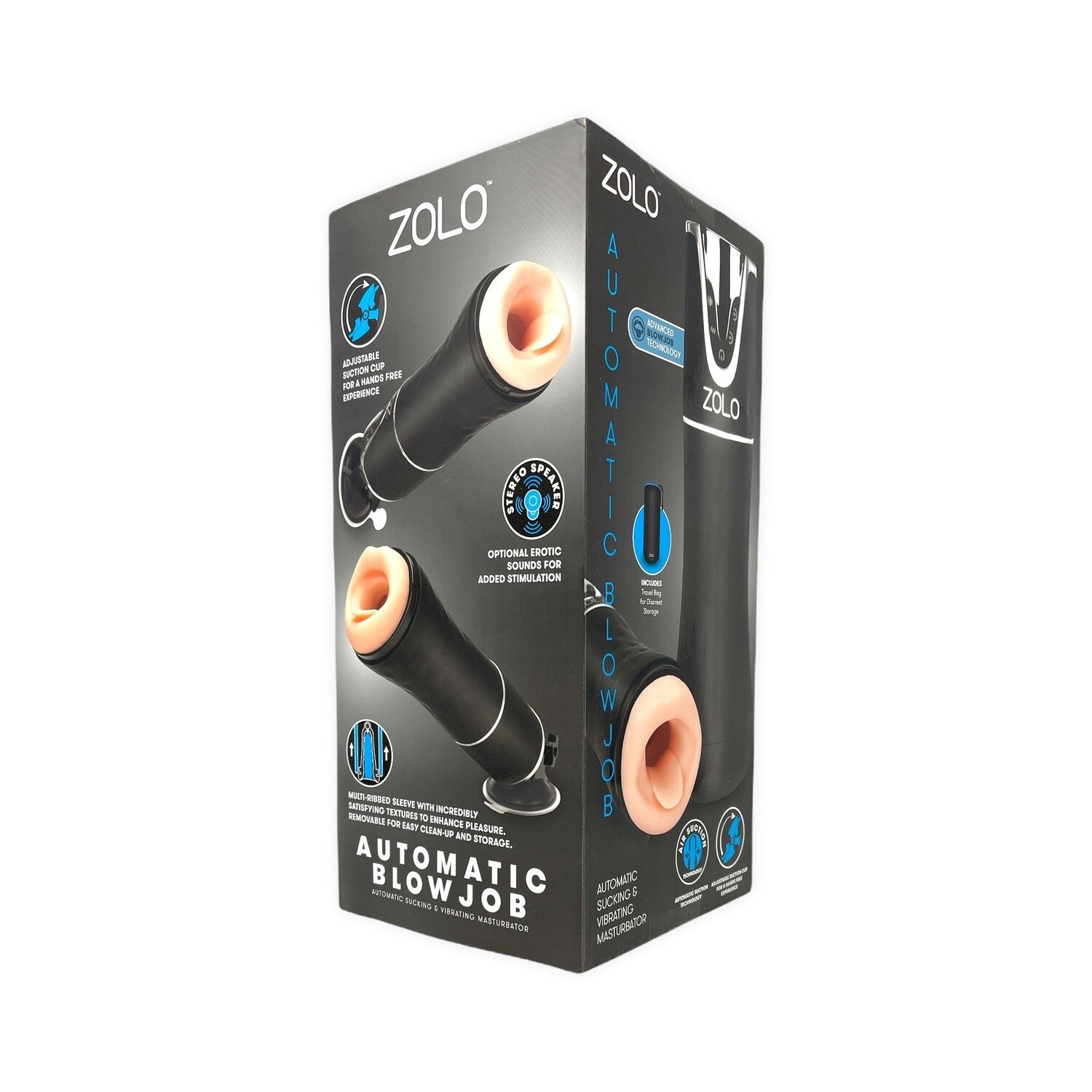 Zolo Automatic Blowjob Rechargeable Vibrating Stroker