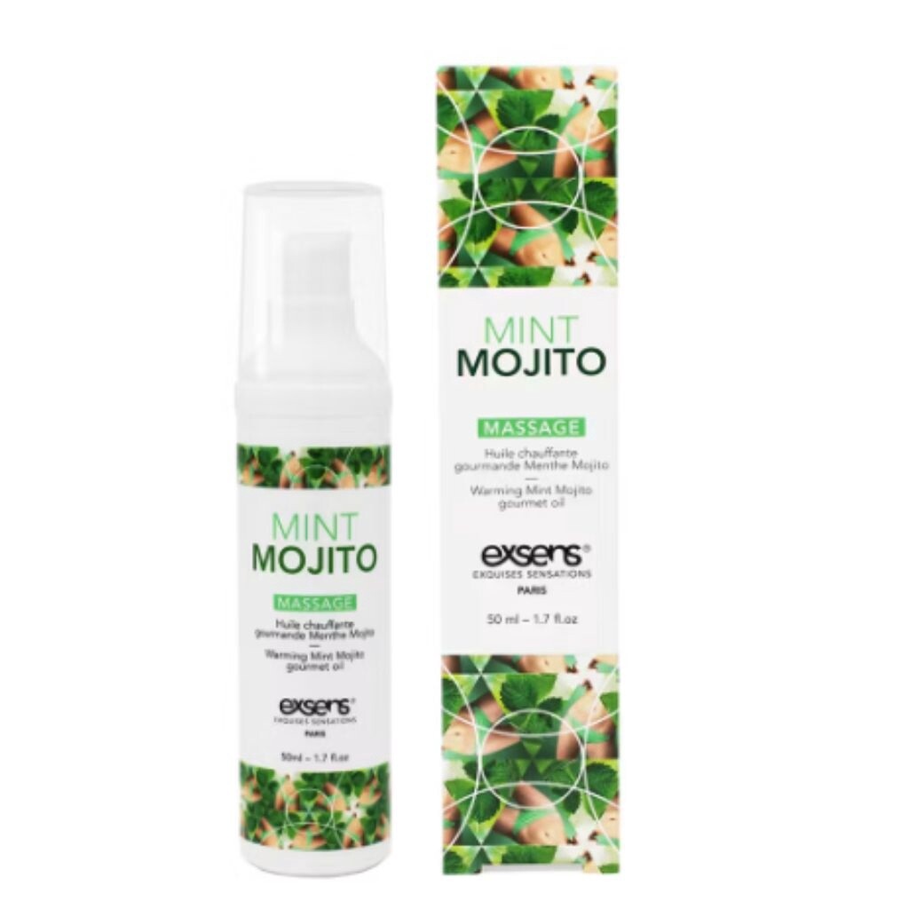 Exsens Mint Mojito Warming Massage Oil 1.7 Oz