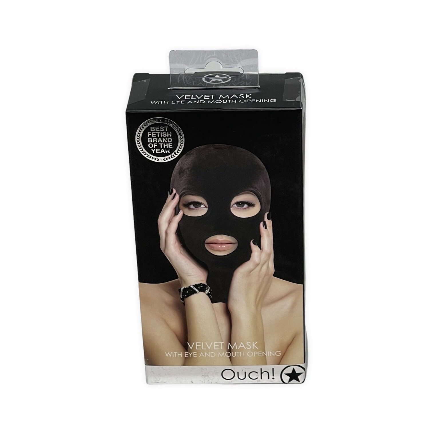 Ouch! Velvet Mask With Eye &amp; Mouth Opening