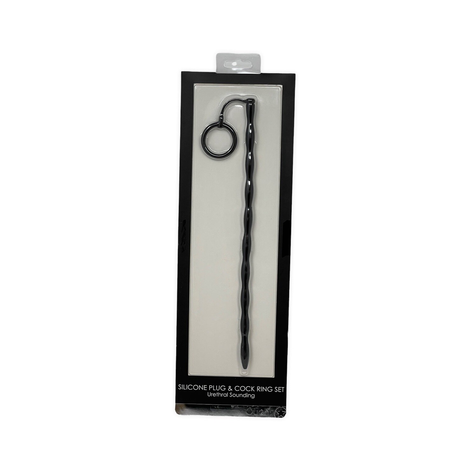 Ouch! Silicone Sounding Plug And C-Ring Set