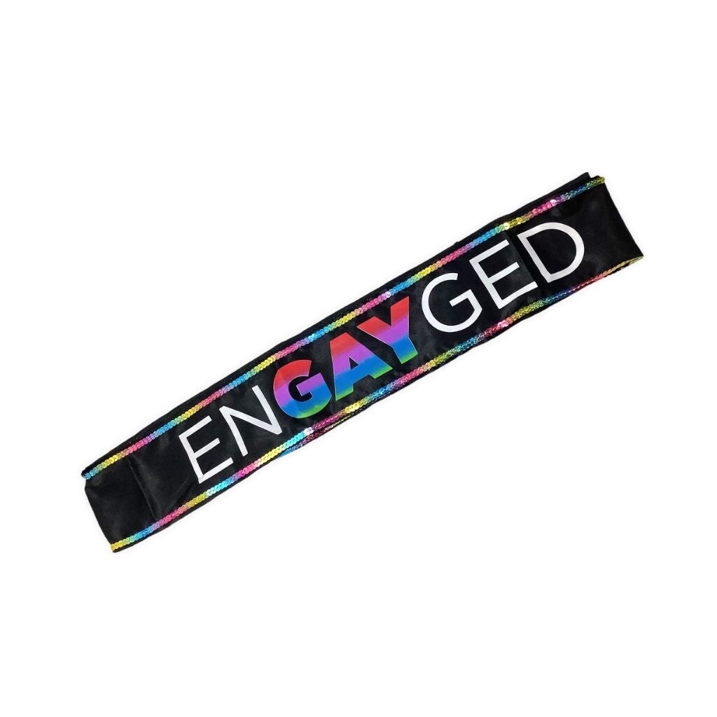 Engayged Pride Party Sash