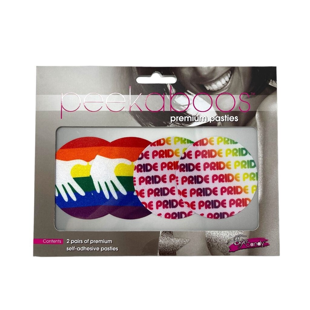 Peekaboo Pride Circles Pasties