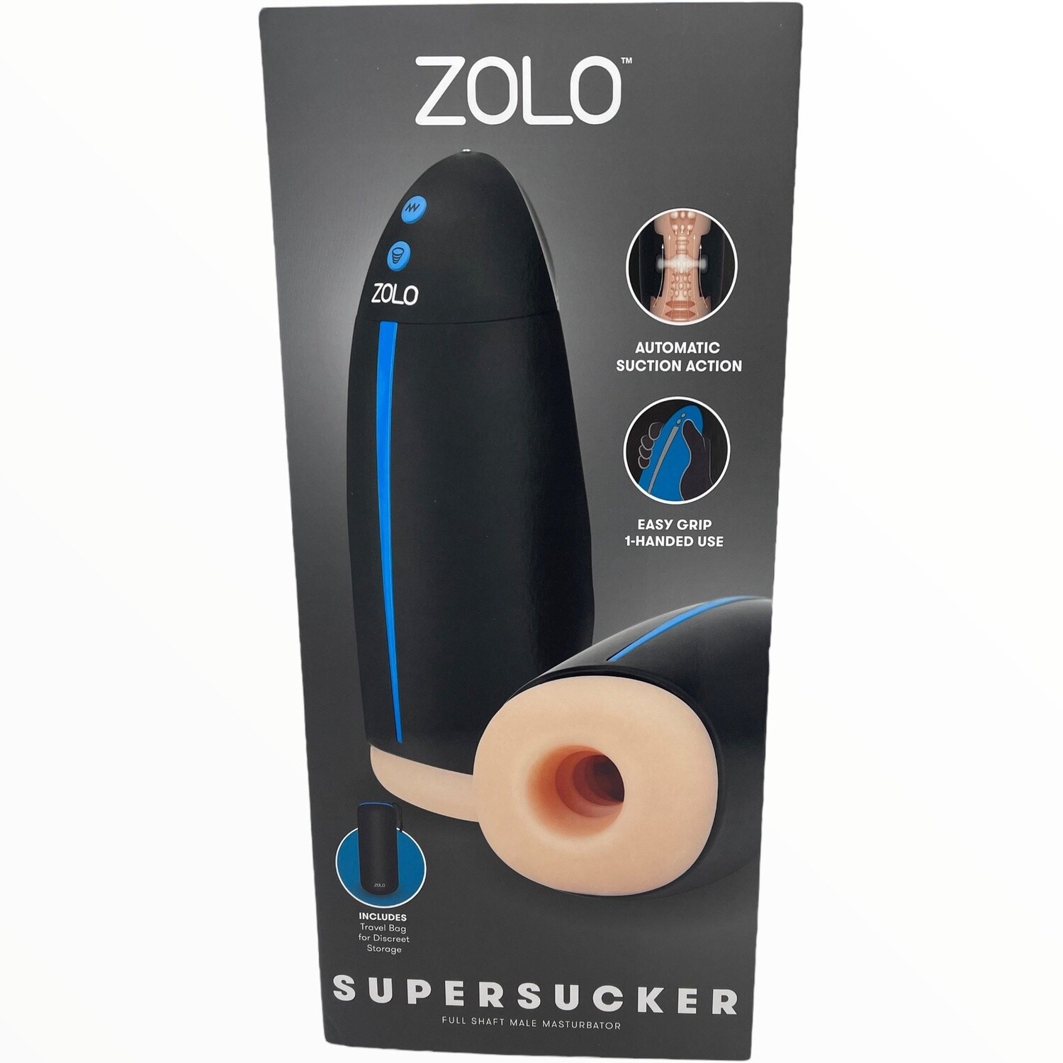 Zolo Supersucker Vibrating Suction Stroker
