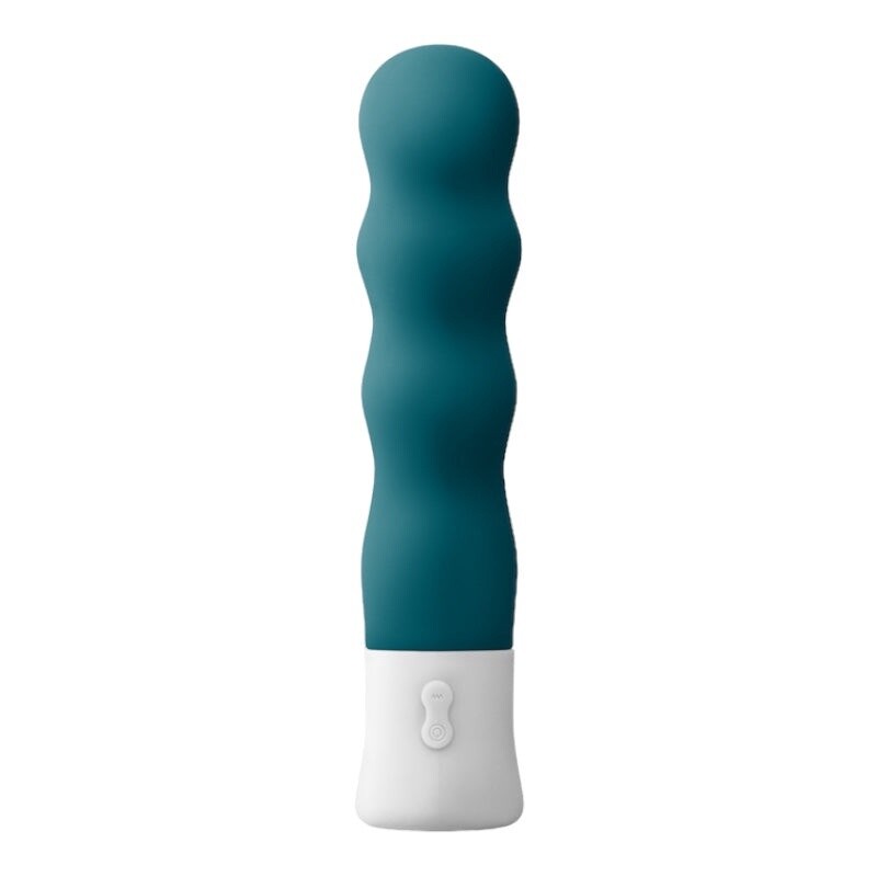 Inya Shake Rechargeable Weighted Vibrator, Color: Teal