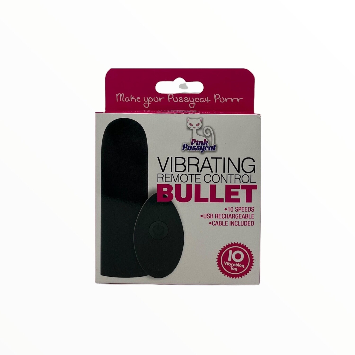 Pink Pussycat Remote Control Vibrating Bullet
