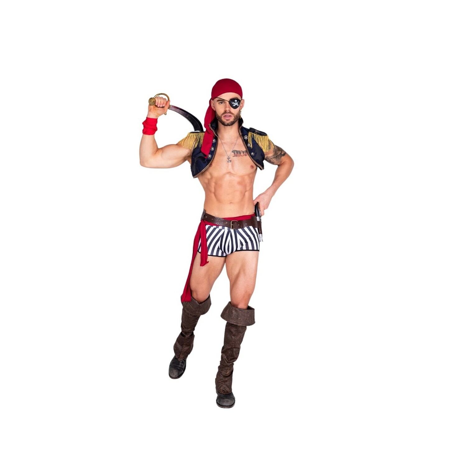 Captain Hunk 6 Piece Costume