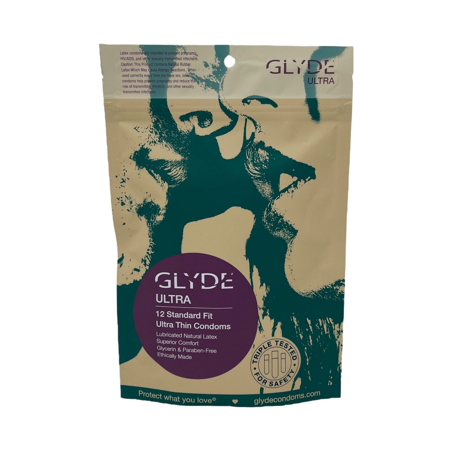Glyde Ultra Condoms - 12 Pack
