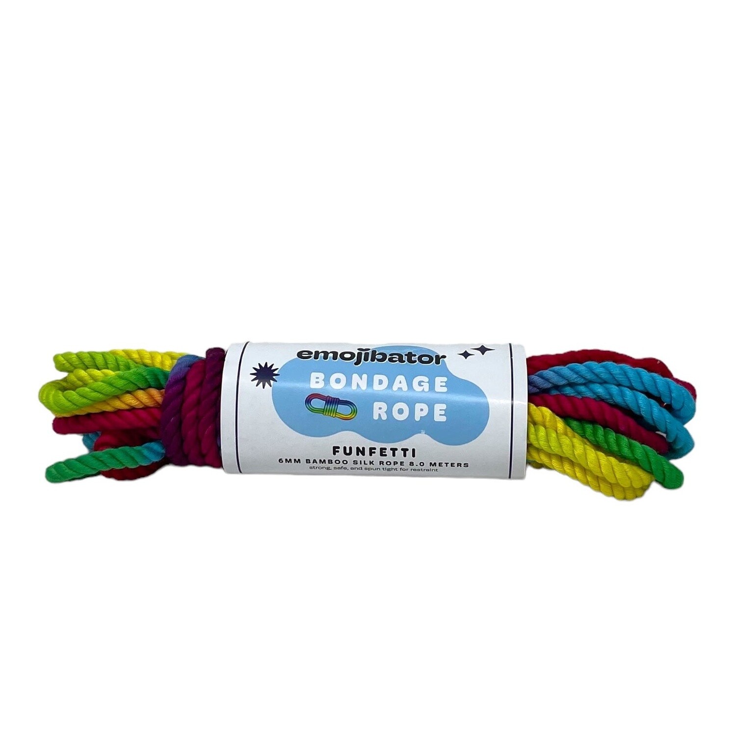 Funfetti Rainbow Bondage Rope