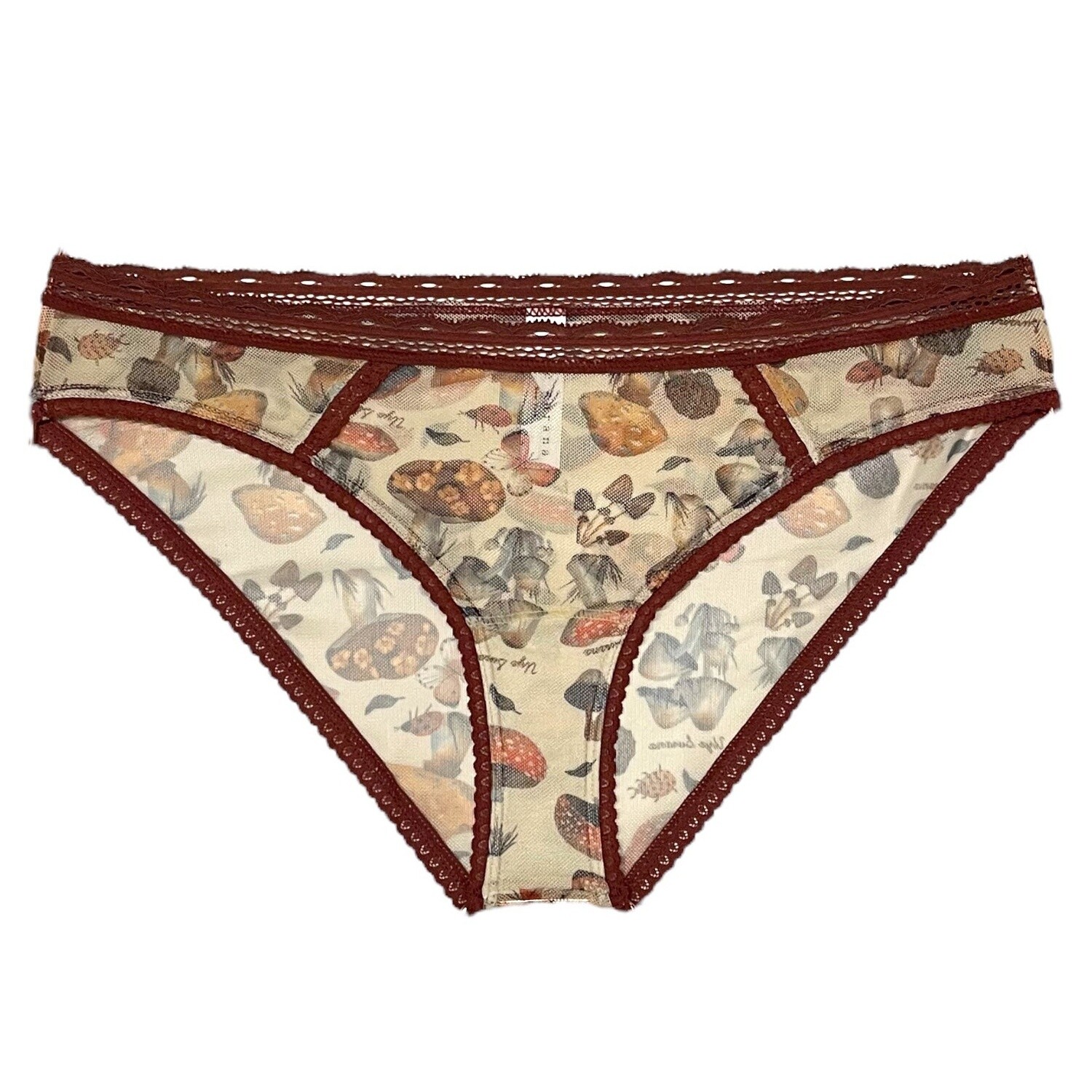 Mushroom Print Bikini, Size: XS/S