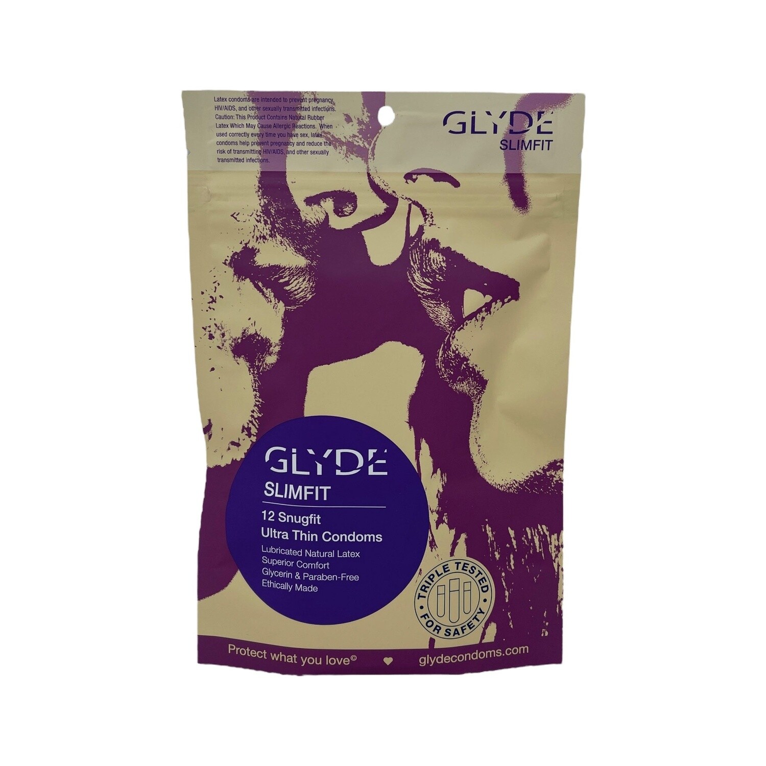 Glyde Slimfit Condoms - 12 Pack