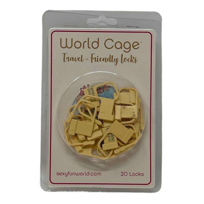 World Cage Travel Friendly Locks - 20 Pack