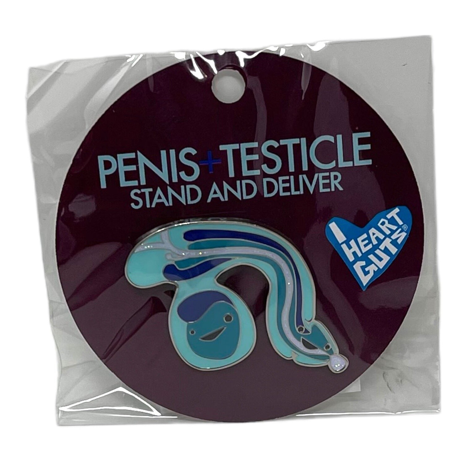 Penis Sparkly Enamel Lapel Pin