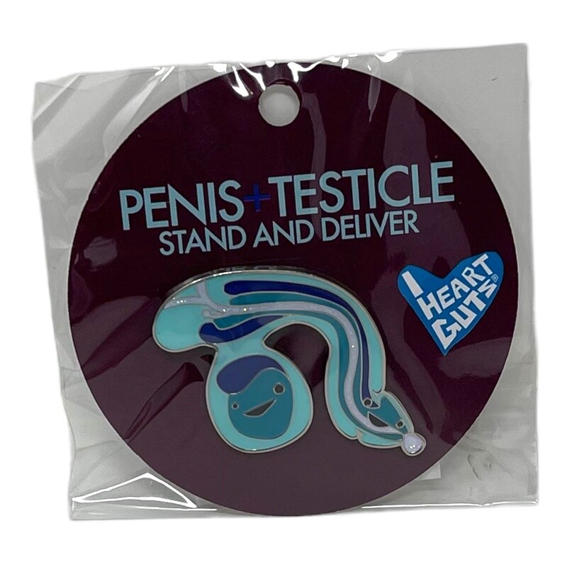 Penis Sparkly Enamel Lapel Pin