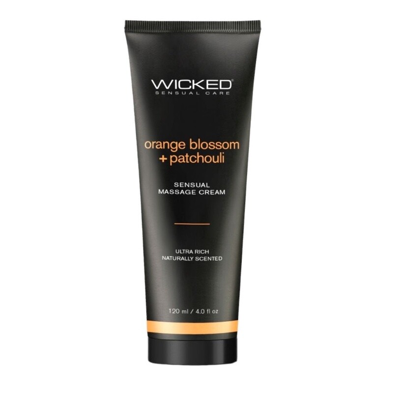 Wicked Vegan Massage Cream - Orange Blossom and Patchouli