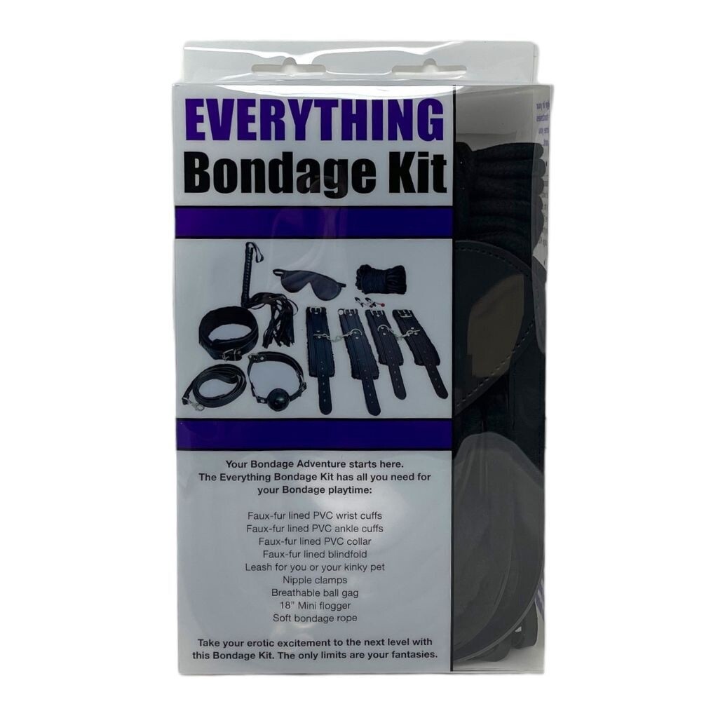 Everything Bondage Kit, Color: Black