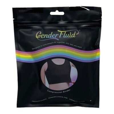 Gender Fluid Chest Binder - Black