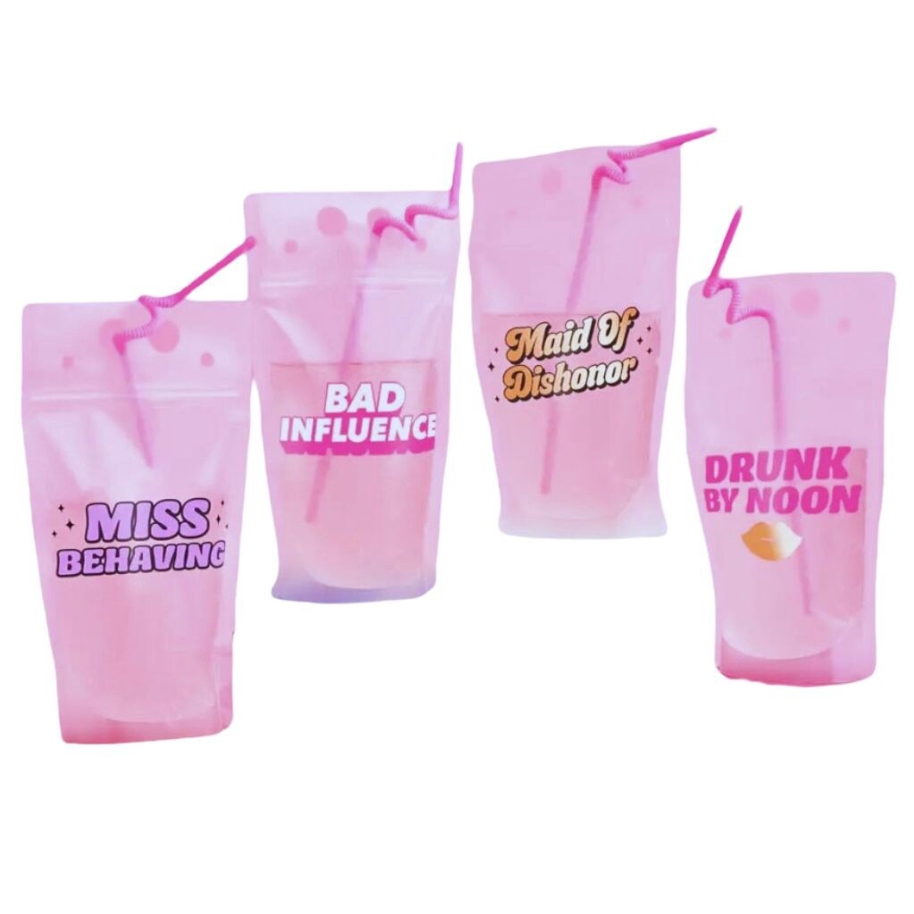 Guess Who Bridal Drink Pouches Set