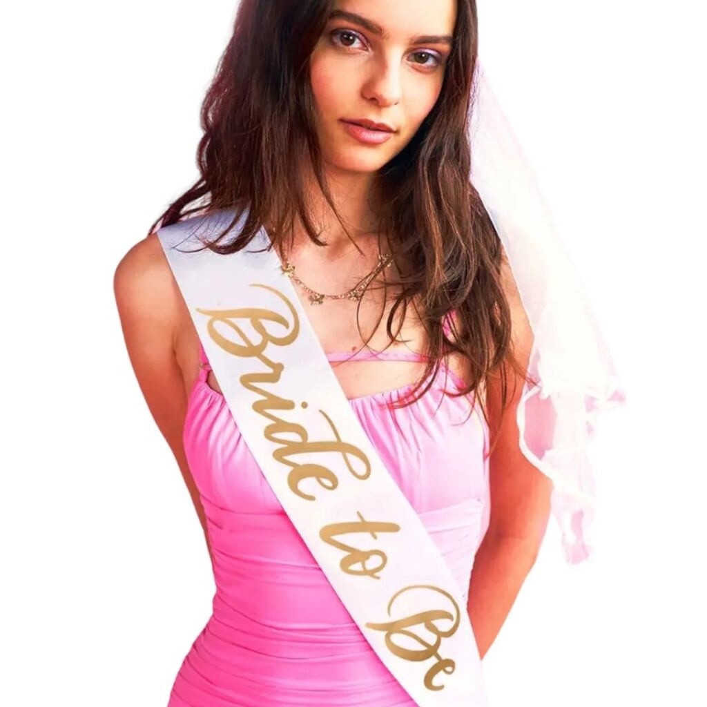 Bride to Be Sash and Veil Set