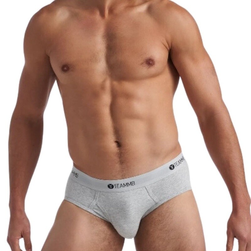 Men&#39;s Classic Grey Cotton Brief