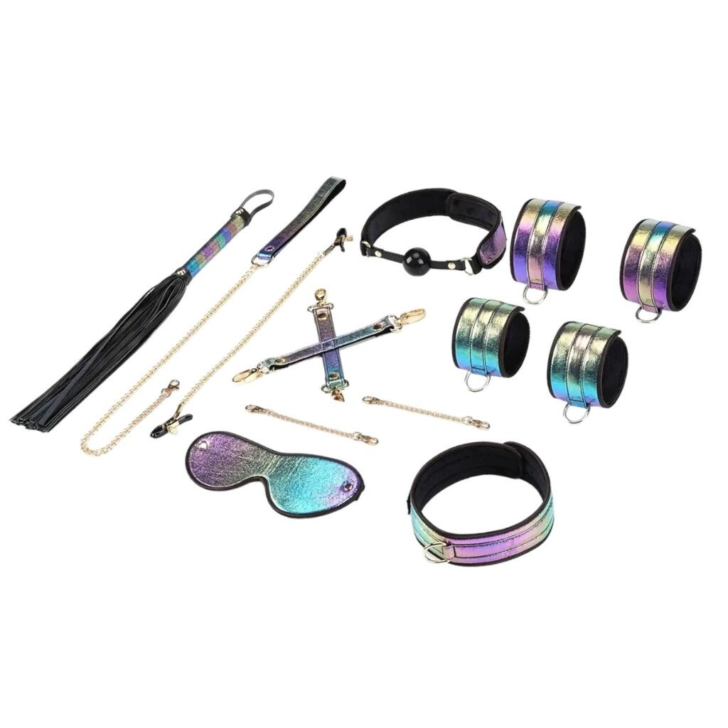 Oil Slick 8-Piece Bondage Set