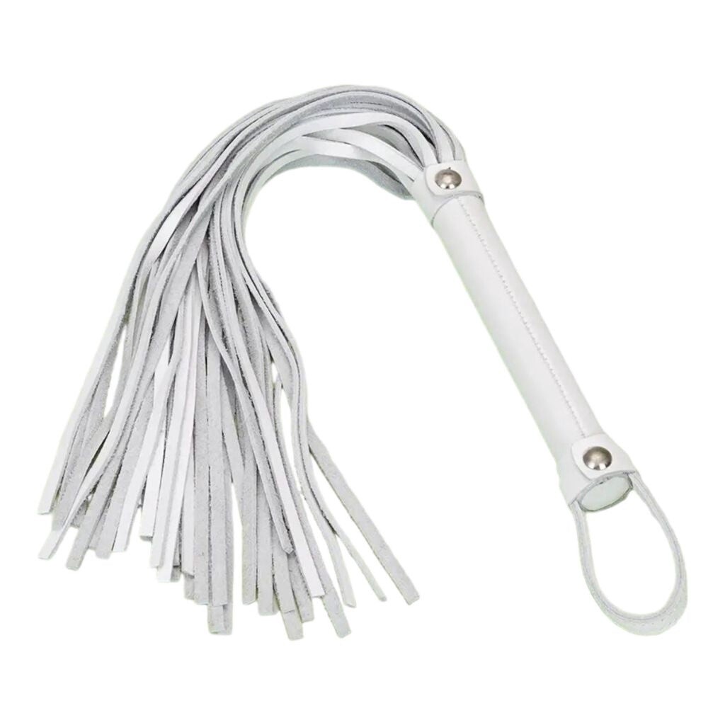 White Leather Flogger