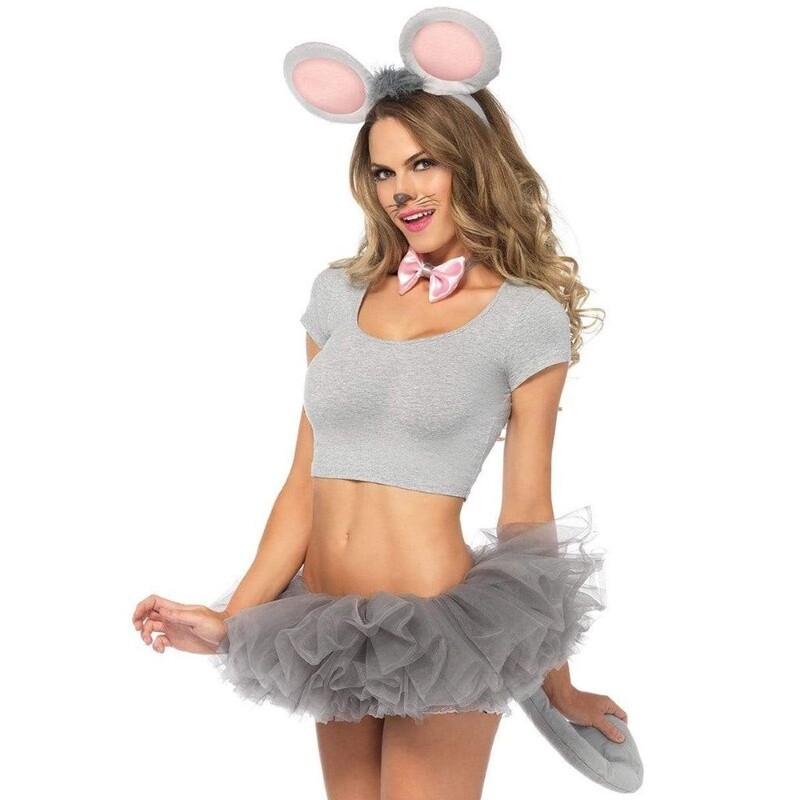 Grey Mouse Costume Accessory Kit