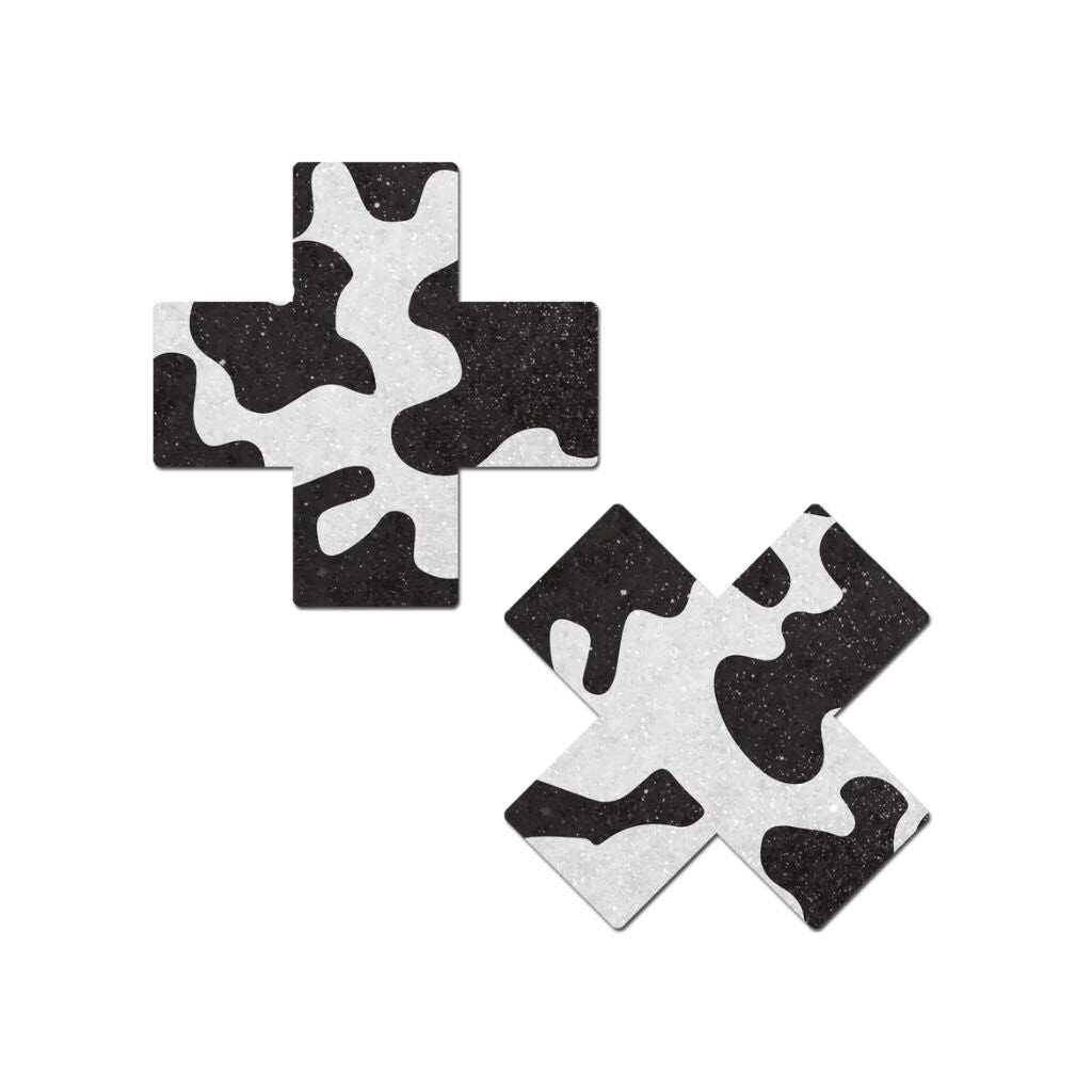 Cow Print X Glitter Pasties
