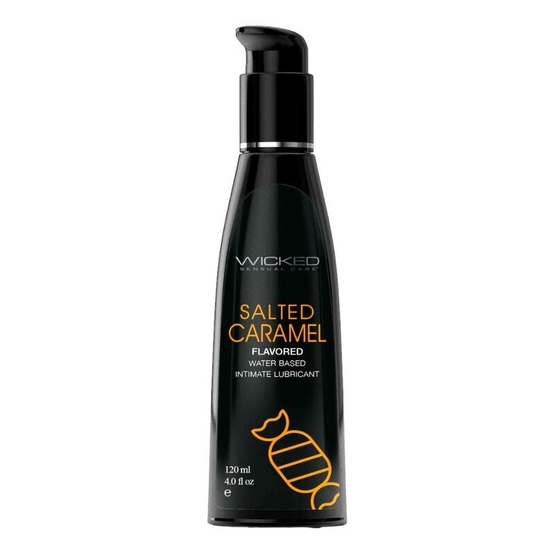 Wicked Aqua Salted Caramel Flavored Lubricant