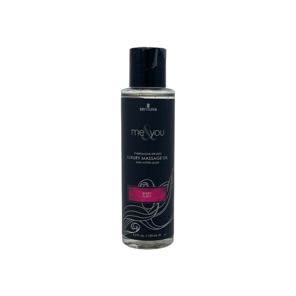 Me &amp; You Pheromone Massage Oil Berry Flirt