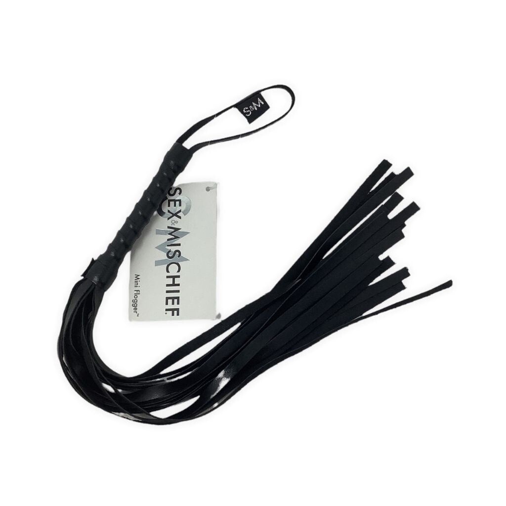 S&amp;M Mini Faux Leather Flogger